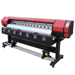 4 szín CMYK nagyformátumú, öko-oldószeres nyomtató flex banner nyomtatási gép