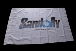 Flag Cloth banner 1,6 m-es (5 láb) öko-oldószeres WER-ES160 nyomtatóval nyomtatva